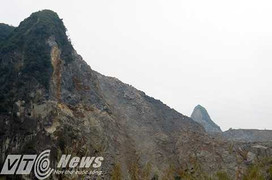 Sạt lở núi đá khiến 3 người bị vùi lấp ở Quảng Ninh