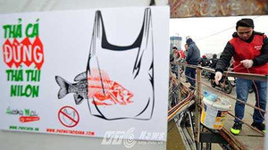 Biệt đội giải cứu 'cá cảm tử' trong ngày cúng ông Táo