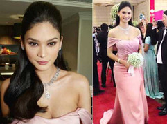 Hoa hậu Hoàn vũ 2015 váy trễ nải siêu gợi cảm