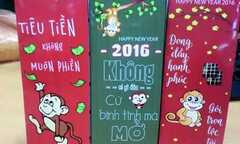 Loạt bao lì xì Tết Bính Thân 2016 độc lạ gây 'sốt' thị trường