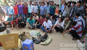 Triệt phá điểm đá gà trong ngày Tết