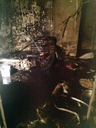 Cứu người đàn ông mắc kẹt trong đám cháy giữa Hà Nội