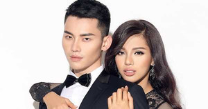 'Bản sao Minh Tú' tình tứ bên siêu mẫu Mạnh Khang