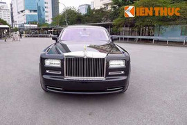 Cận cảnh xe sang 30 tỷ Rolls-Royce Phantom ở Hà Nội