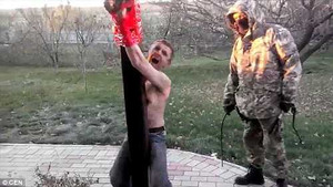 Rúng động hình ảnh kẻ buôn ma túy bị tra tấn đến chết bởi quân nổi dậy Ukraine