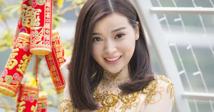 Cao Thái Hà khoe nhan sắc trong sáng, ngọt ngào với áo dài