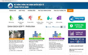 Đà Nẵng ra mắt website tiếp nhận ý kiến của nhân dân