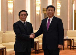 Trưởng ban Đối ngoại TW Hoàng Bình Quân hội kiến Chủ tịch Trung Quốc