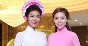 Hoa hậu Kỳ Duyên đọ sắc bên Lan Khuê