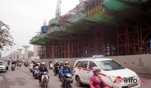 Tổng thầu Trung Quốc nợ nần, dự án đường sắt trên cao lại chậm tiến độ