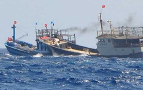 Tàu cá Quảng Nam bị tàu hải cảnh Trung Quốc cướp phá
