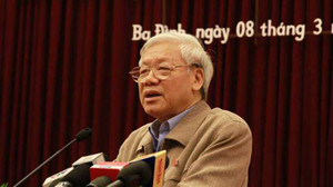 Tổng Bí thư: 'Không biết là chúc mừng hay chúc lo'