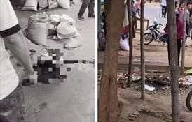 Cãi nhau với bố, chồng cầm dao chém chết vợ