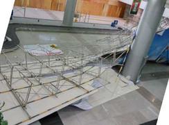 Giàn giáo nhà ga quốc tế sân bay Tân Sơn Nhất bất ngờ đổ sập