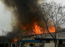 Cháy lớn trong khu công nghiệp ở Bắc Ninh