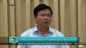 Ông Đinh La Thăng: Trả lại vỉa hè cho người dân!