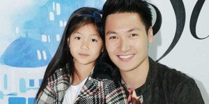 Mạnh Trường đưa con gái đi casting người mẫu