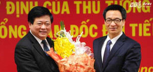 Phó Thủ tướng Vũ Đức Đam trao quyết định bổ nhiệm Tổng Giám đốc VOV cho ông Nguyễn Thế Kỷ