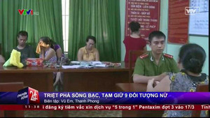Clip: Triệt phá ổ bạc, bắt giữ 9 'con bạc' nữ