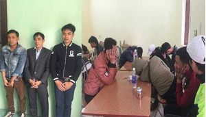 Vây bắt xe khách chở hàng chục người trốn sang Trung Quốc