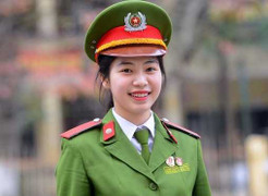 Một ngày của nữ sinh cảnh sát xinh đẹp gây sốt dân mạng