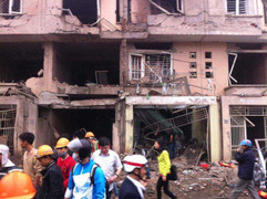 Nổ kinh hoàng ở Văn Phú: Người đàn ông cưa bình oxy là thủ phạm?