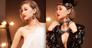 Maya táo bạo thả rông khoe vòng một căng tràn sexy