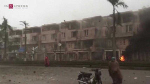 Clip: Nhân chứng mô tả nổ 'chạy thành dây như tiếng sét' ở Văn Phú