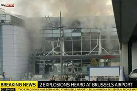 Hiện trường kinh hoàng vụ nổ liên hoàn ở thủ đô Bỉ