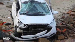 Clip: Taxi lao thẳng xuống biển, 2 người trọng thương