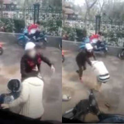 Thai phụ bị đánh đập dã man trước cổng Văn Miếu, nhiều người phẫn nộ