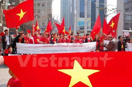 Người Việt tại Hàn Quốc phản đối Trung Quốc ngang ngược ở Biển Đông