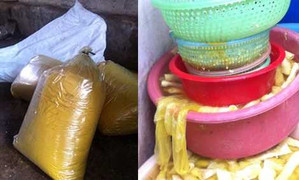 Kinh hoàng măng hôi thối bốc mùi 'phù phép' thành măng tươi vàng óng