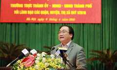 Bí thư Hoàng Trung Hải: 'Tặc lưỡi, Hà Nội không vội được đâu là chết'