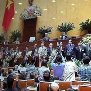 Video: Giây phút ra mắt của các thành viên Chính phủ mới