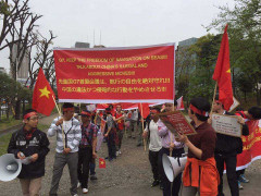 Người Việt ở Nhật, Đức đồng loạt xuống đường phản đối Trung Quốc quân sự hóa Biển Đông