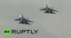 Clip: ‘Chim thép’ Su-30SM của Nga sải cánh, ‘xé toạc’ bầu trời