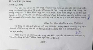 Đề thi môn Ngữ văn lớp 12 khiến nhiều học sinh Đồng Nai ngỡ ngàng