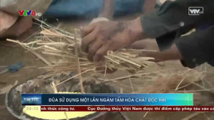 Clip: Rùng mình cảnh sản xuất đũa dùng một lần tẩm hóa chất, bột lạ ở Nghệ An