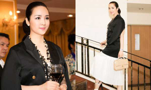 Hoa hậu đền Hùng Giáng My gợi cảm với hàng hiệu 'sang chảnh'