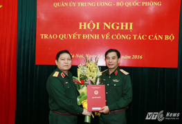Bộ trưởng Quốc phòng trao quyết định bổ nhiệm Thứ trưởng