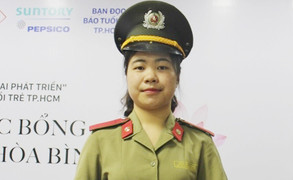 Câu chuyện xúc động của nữ sinh Học viện An ninh nhân dân