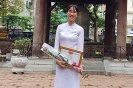 Gặp nữ sinh xinh đẹp giành giải Nhất Quốc gia môn Sử