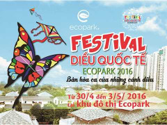 Festival diều quốc tế Ecopark 2016 'Bản hoà ca của những cánh diều'