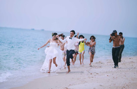 Bộ ảnh cưới siêu hài hước của cặp đôi Hà thành trên đảo Cô Tô