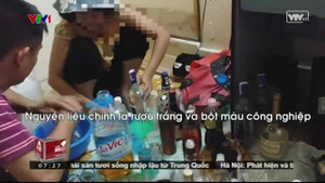 Clip công nghệ chế biến rượu giả 'siêu tinh vi' ở Việt Nam gây 'sốc'