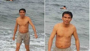 Chủ tịch UBND thị xã Cửa Lò tắm biển hàng ngày