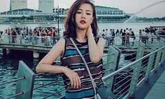 Nữ sinh 9X xinh đẹp gây sốt với hình ảnh du lịch độc đáo
