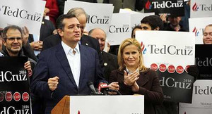 Video: Ted Cruz 'tung chưởng' vào mặt vợ sau khi rút khỏi chiến dịch tranh cử