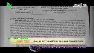 Đề thi Ngữ văn ‘đánh võng’ khiến học sinh hoang mang